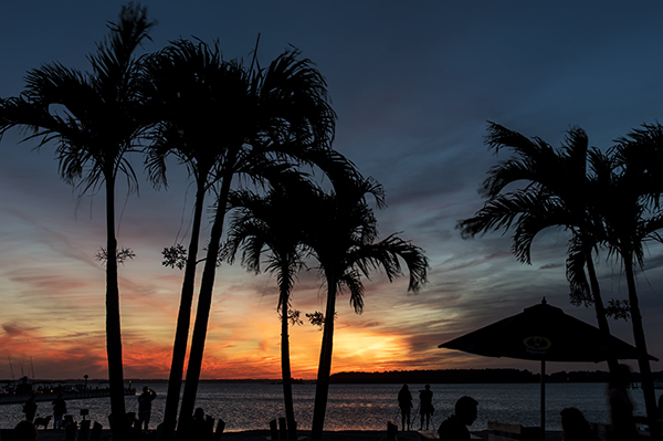 Sunset Dewey.boats.palms 9.24.2015_9550